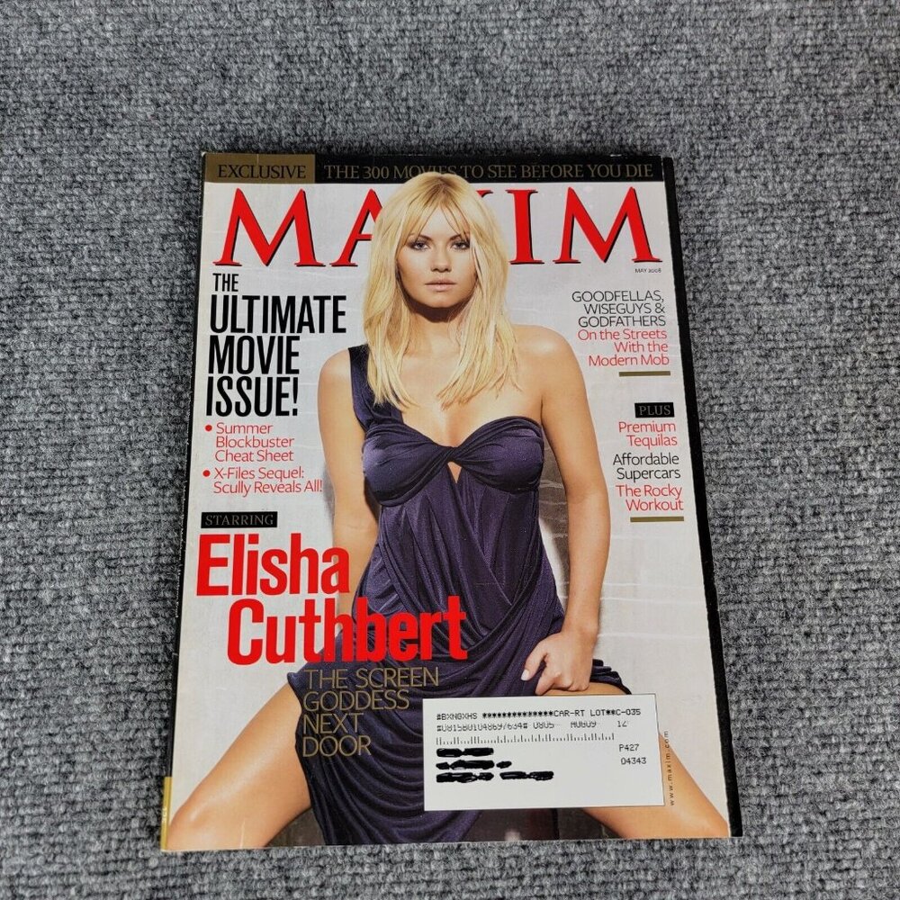 Maxim Magazine May 2008 #125 Elisha Cuthbert Cover‎